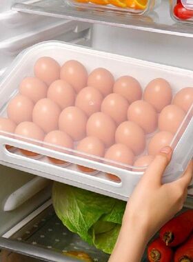 Food Preservation 24 Grids Egg Container Food Storage Box