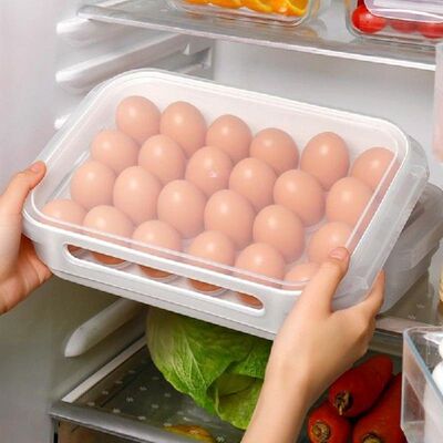 Food Preservation 24 Grids Egg Container Food Storage Box