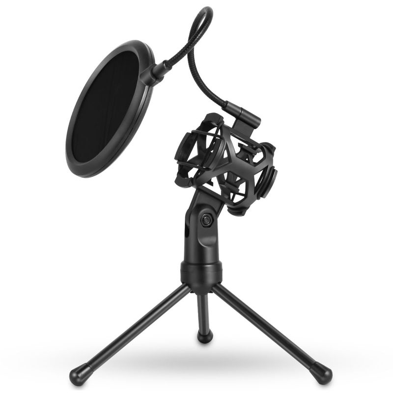 Microphone Stand DeskTripod Recording Microphone Stand with