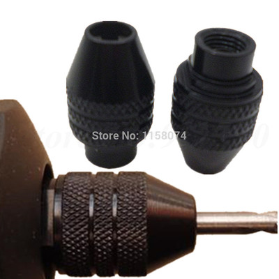 2pcs M8 for Rotary 0.3mm-3.2mm Drill Bit Chucks Adapter Conv