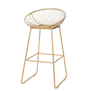 Nordic Bar Chair Bar Stools Wrought Iron Bar Stool High