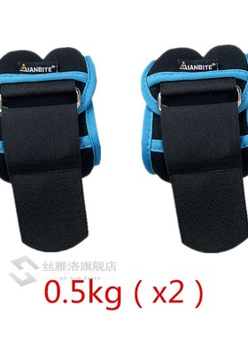 1kg/pair Adjustable Wrist Ankle Weights Iron Sand Bag Weight