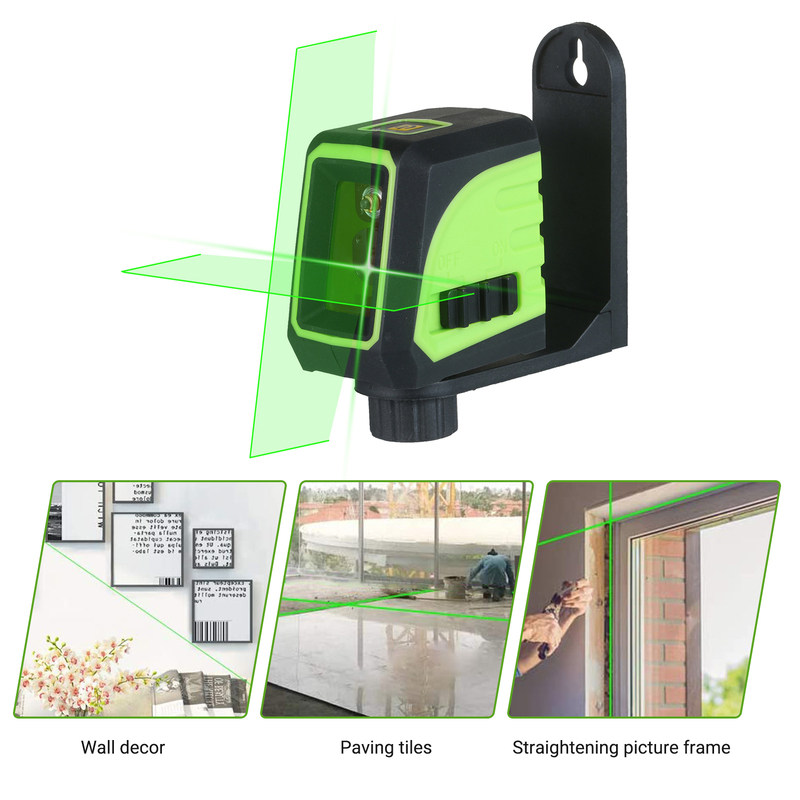 KKmoon Self-Leveling Laser Level Cross Line Green Beam图片