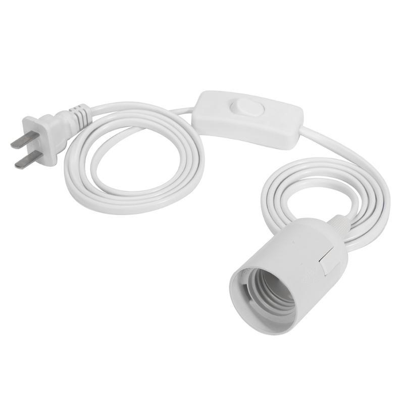 1.5M E27 Lamp Bases Socket Holder Bulb With Power Cord Indep
