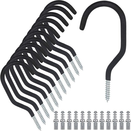 Hot 12 Pack Garage Bike Hooks,Heavy Duty Rack Hanger Hooks