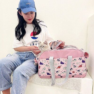 Portable Dog Carrier Bag Breathable Pet Puppy Travel Bag