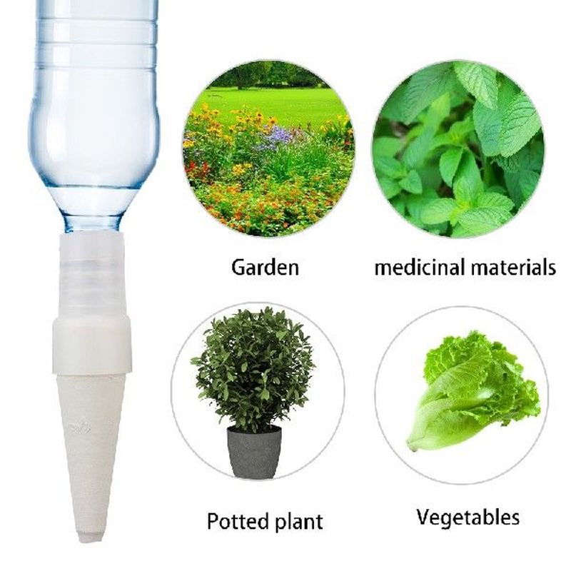 ceramic self watering spikes 4pcs automatic plant drip for