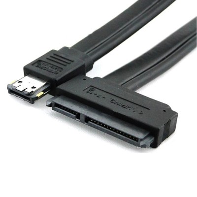 PC Cables Black High Quality Dual 12V and 5V Power ESATA USB