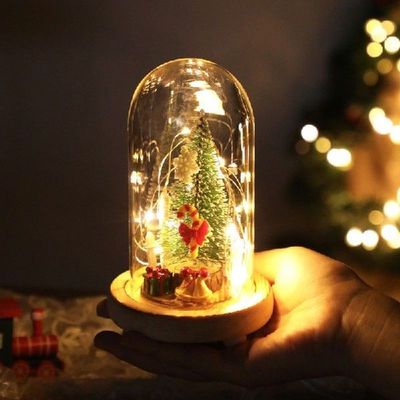 LED Christmas night light desktop decoration table lamp USB