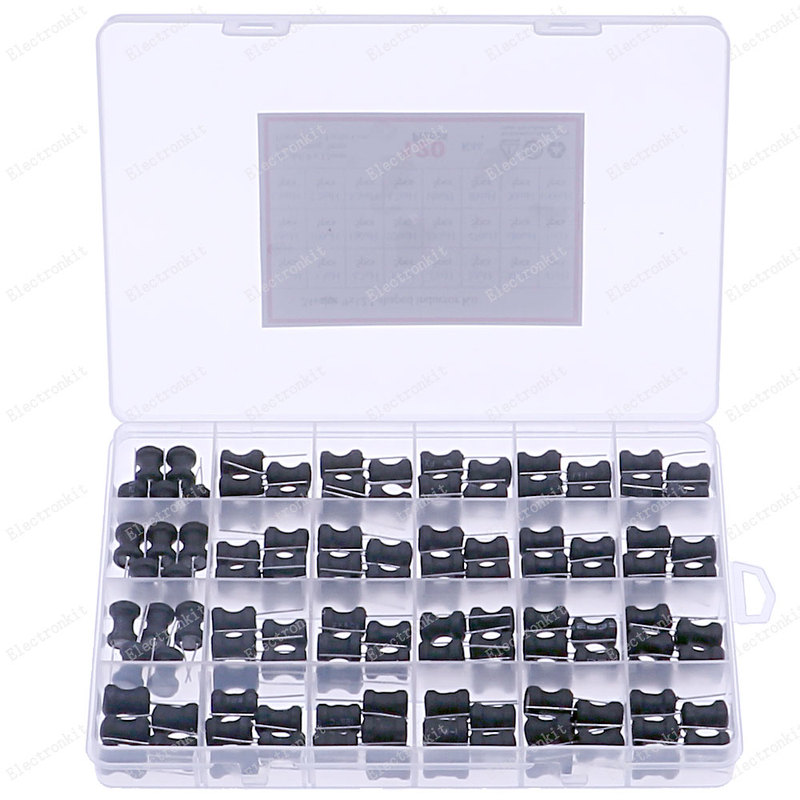 120Pcs 24Value 9*12mm I-Shaped Inductor Kit 2.2/3.3/4.7/10/1 乐器/吉他/钢琴/配件 吉他合成器 原图主图