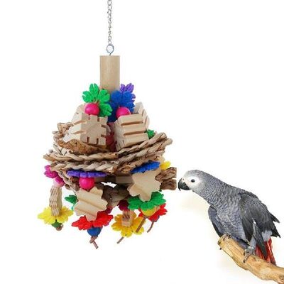 Parrot Toy Bite Resistant Bird Chewing Toy Pet Training Toy