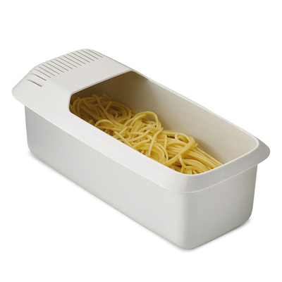 Microwave Pasta Cooker With Strainer Heat Resistant Pasta Bo