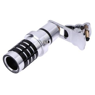 4 in1 12X Telephoto Telescope Lens Phone Clip Fish Eye Wide