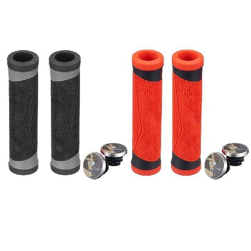 1 pair of silicone bicycle handlebar covers diamond surface