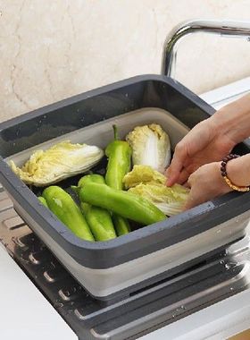 vanzlife Kitchen plastic washing basket household