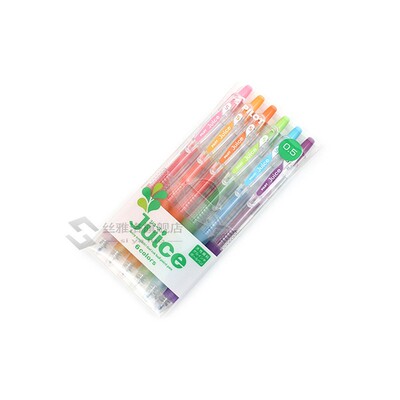 LifeMaster Pilot Juice Gel Pen 0.5 mm 6 Color Set Metallic/P