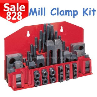 Clamp Clamping M12 Vice Kit Mill 58pcs Set Machine Milling