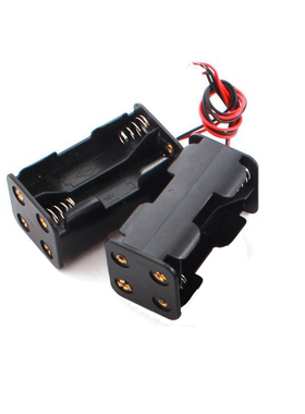 4pcs DIY Sides 4 x AA Case Holder Box Container