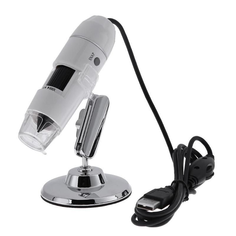 800X Microscope 8 LED Endoscope USB Zoom Magnifier Camera fo