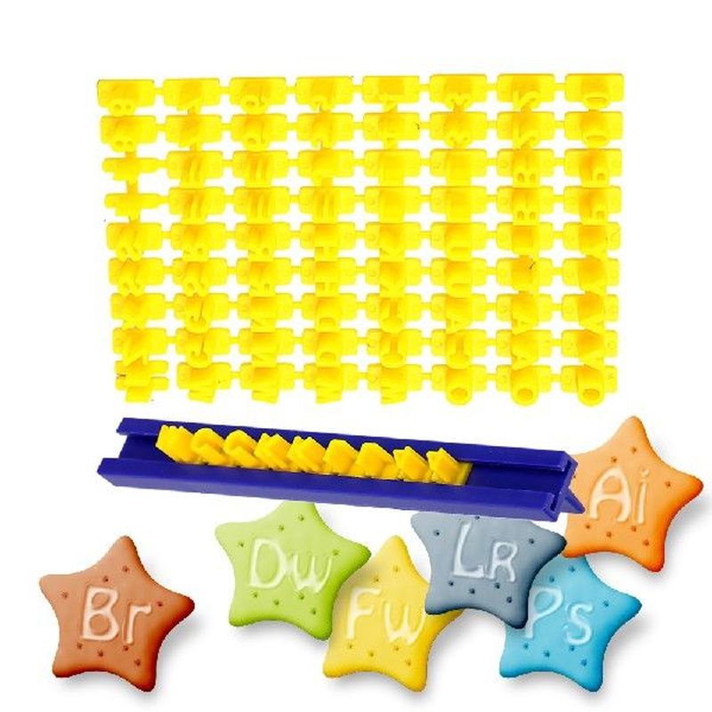 Cake Decorating Tools Letter Impress Fondant DIY Mold