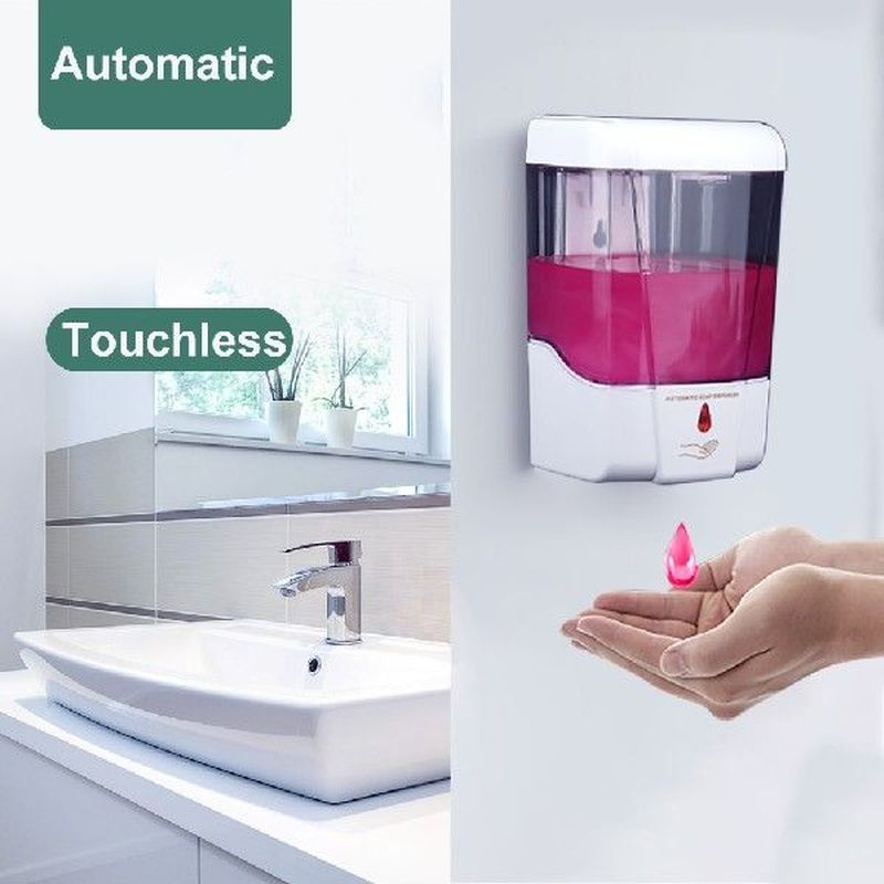 700 ML Automatic Soap Dispenser Touchless Infrared Motion 玩具/童车/益智/积木/模型 搭建建筑/DIY建筑艺术玩具 原图主图