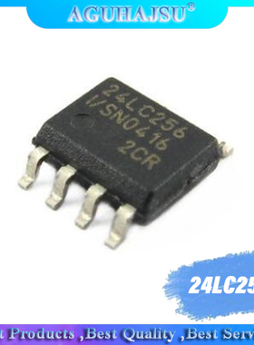 10PCS  24LC256-I/SN SOP 24LC256I SMD 24LC256 SOP-8 Erasable