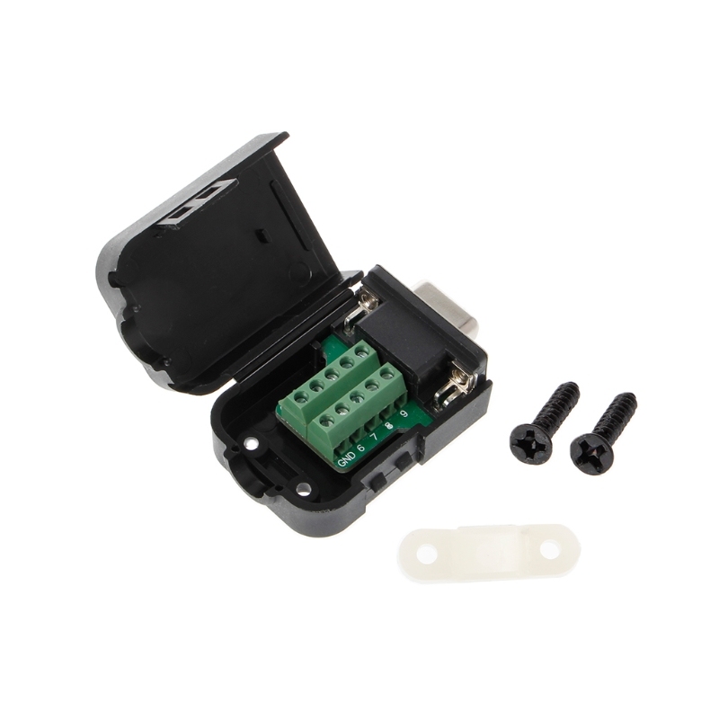 DB9 Female RS232 Serial Connector Breakout Board Screw Termi