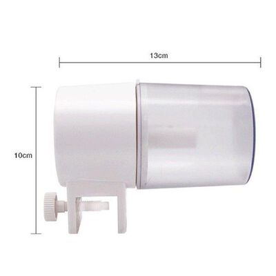 Smrt utomtic Fish Feeder, qurium Tnk with 2 Food Dispensers