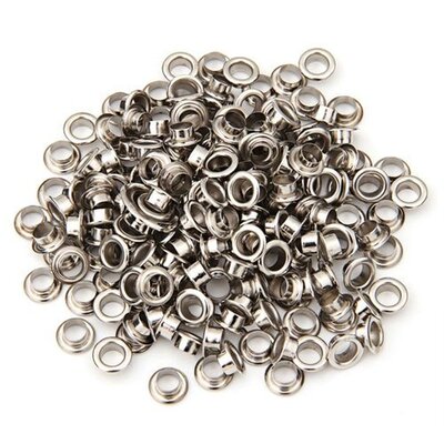 200X Eyelet 8mm Round Rivets Studded Bag/Shoes/Gloves
