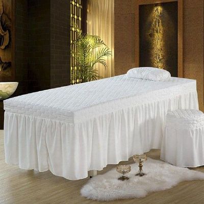 Massage Table Skirt Beauty Salon Bed Valance Sheet Cover