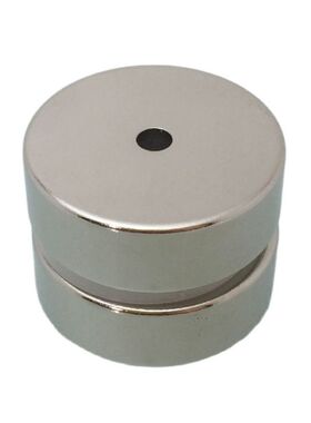 2PCS Dia30x10mm-dia4mm N35 Powerful Magnets 30*10 mm Hole 4m