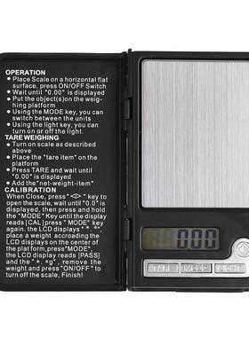 100g/0.01g Mini Scale LCD Backlight Scales Weight Balance Ki