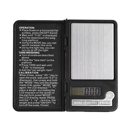 100g/0.01g Mini Scale LCD Backlight Scales Weight Balance Ki