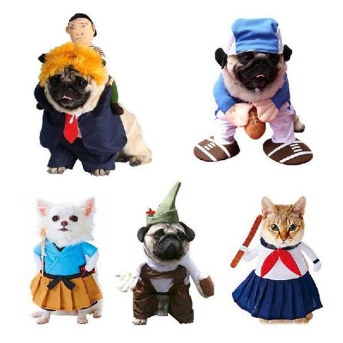 Dog Clothes Dogs Cosplay Costume Halloween Comical Outfits