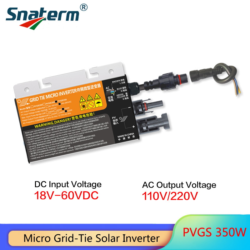 2022 Newest 350W 300W 260W MPPT Solar PV on Grid Tied Power