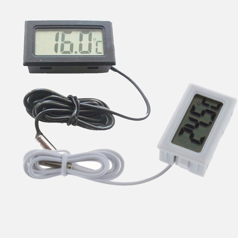 Mini LCD Display Inlay Thermometer Probe Refrigerator/Fish T