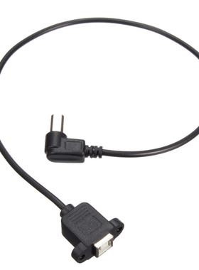 USB 2.0 Elbow B Male to Female Cable Connector AdapterUSB Ty