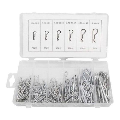 150pc R Type Wave Cotter Pin Spring Clips Double Ring