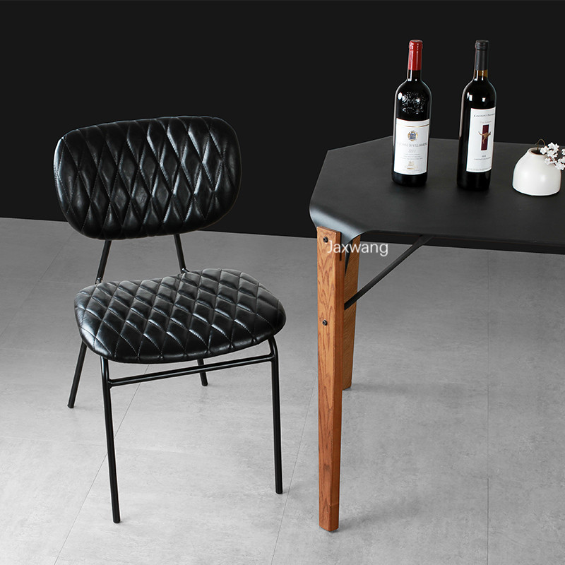 Retro Dining Chairs Kitchen Furniture Wrought Iron Dining