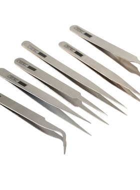 Useful Tool 6pcs Watchmaker Repair Antistatic Jewelry Tweeze