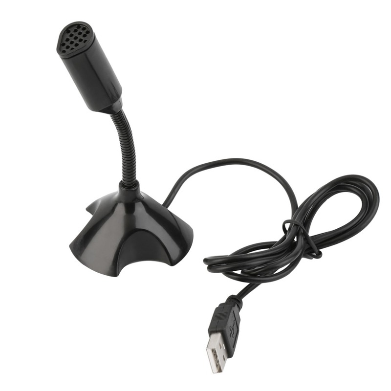 USB Stand Mini Microphone Desktop Microphones MicFor PC Desk