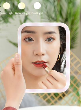 Touch Screen LED Makeup Mirror Standing Illuminated