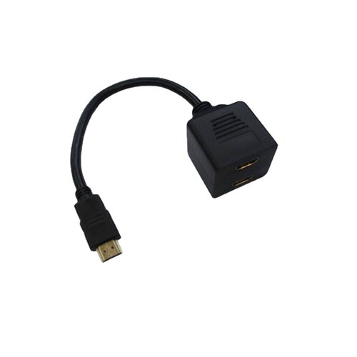 1.4V HDMI-Compatible Splitter Cable 1 Male To Dual HDMI 2 Fe