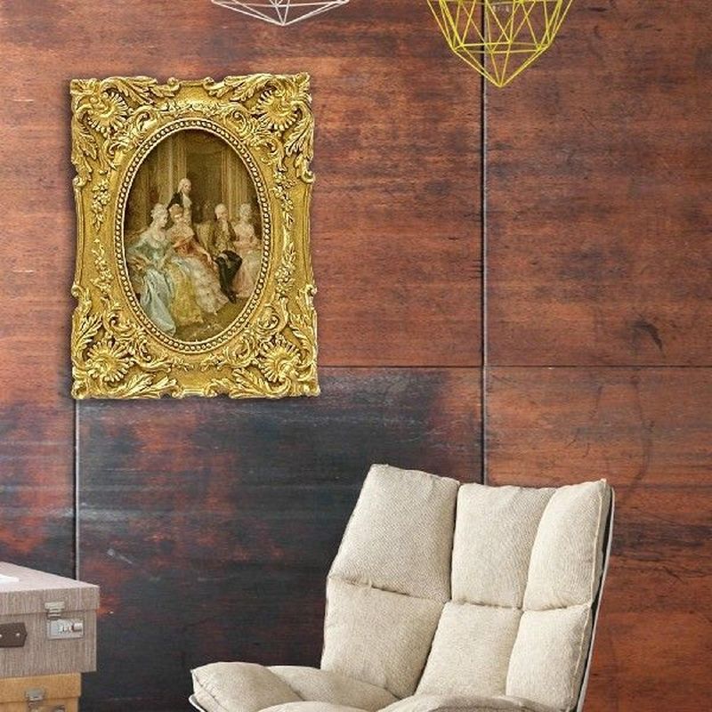 hand carved floral picture frame display holder flower