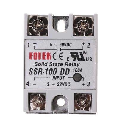 SSR-100 DD Solid State Relay Module 100A 3-32V DC Input 5-60