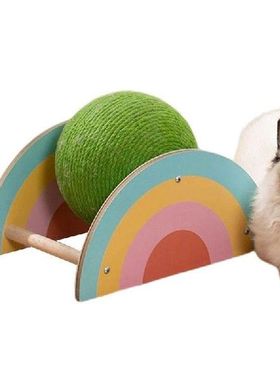 Cat Scratcher Toy with Sisal Ball | Natural Sisal Cat