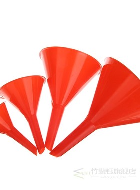 4pcs Small Car Refueling Funnel Gasoline Engine Oil Additive