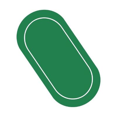 Poker Top Mat Rubber Tables Cover with Portable Bags Texas