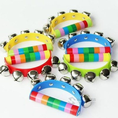 New Colorful Cartoon Baby Rattle Rainbow Toy kid Pram Crib H