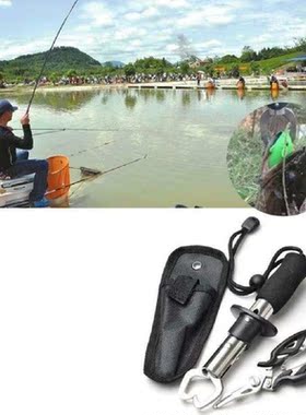 Fish Lip Gripper Fishing Pliers Hook Remover Split